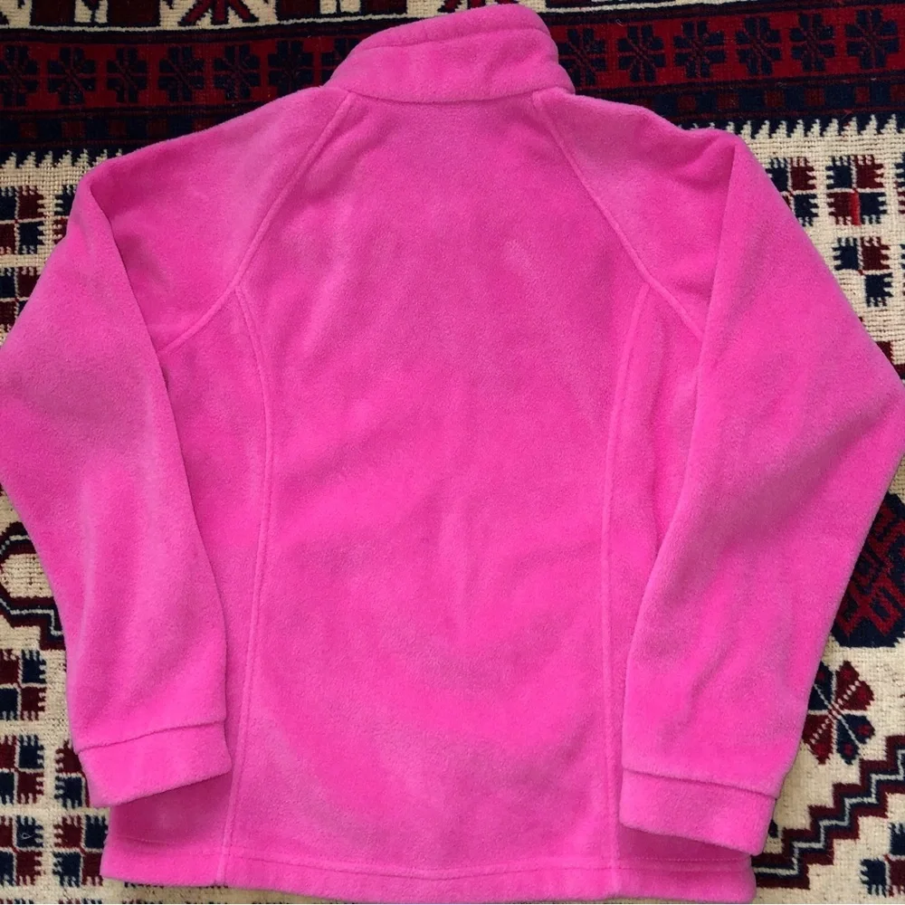 Columbia Hot Pink Full-Zip Fleece Jacket